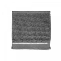 Luxury Stitch Wash Cloth 12 x 12 Light Grey - Set of 6 Towels