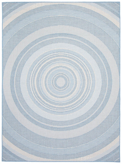 Neisha Modern Light Blue Rug 6'7" X 9'6" Area Rug