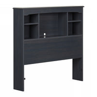 Aviron Twin Bookcase Headboard - Blueberry