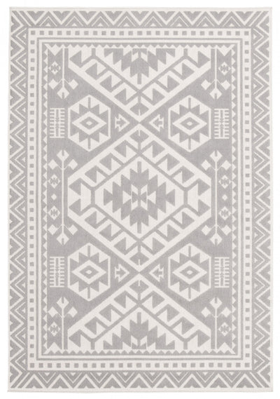 GaiaLight Grey 6'7" x 9'6" Area Rug
