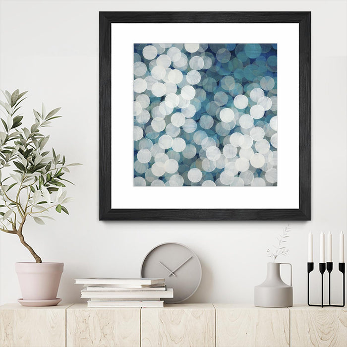 \"Head In The Clouds\" Matted and Framed Black 36x36 Wall Art