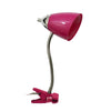 Limelights Flossy Flexible Gooseneck Clip Light Desk/Task Lamp - Pink