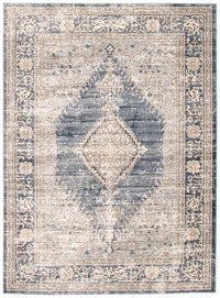Octavian Bijar Blue Area Rug - 6'7