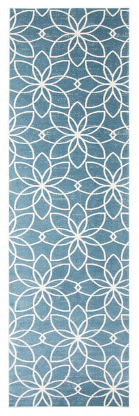 Terali Turquoise Machine Washable Area Rug - 2'6