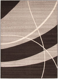 Carson Grey-Brown Area Rug - 3'11