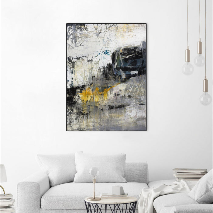 \"The Hike\" Canvas Framed Black 30x40 Wall Art