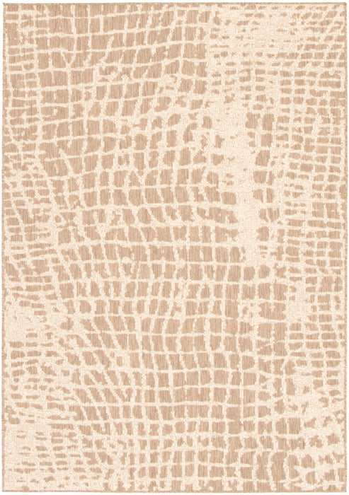 Sadie Safari Taupe-Champagne Area Rug - 5'3\" x 7'7\"