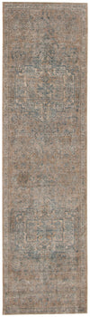 Baina Heriz Beige-Grey Area Rug - 2'8