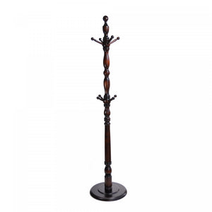 Wooden Mahogany Coat Rack