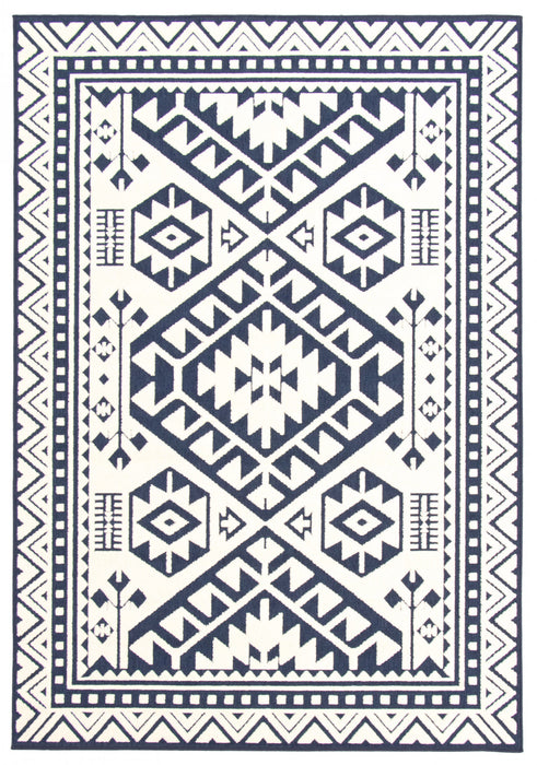 Gaia Blue 5'3\" x 7'7\" Area Rug