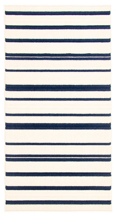 Talya Blue-Ivory 2'8" x 4'11" Area Rug