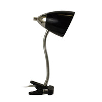 Limelights Flossy Flexible Gooseneck Clip Light Desk/Task Lamp - Black 