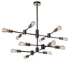 Tribeca 12-Light Black Chandelier