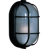 Marine 1-Light Black Outdoor Wall Light II