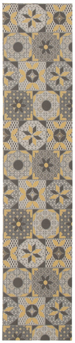 Bellezza Grey 2'2\" x 14'0\" Area Rug