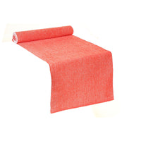 Chambray Ribbed Table Runner Orange - Set of 2