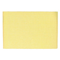 Chambray Ribbed Placemat Yellow - Set of 12