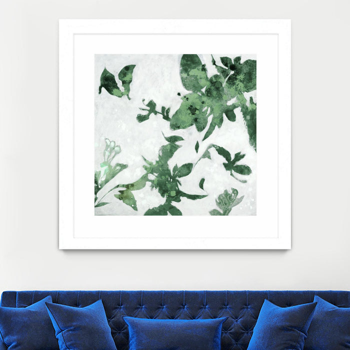 High Flying I 36 x 36 White Frame Wall Art 