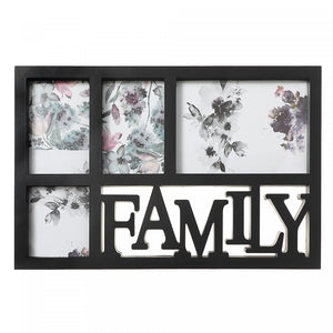 Black Collage Frame - Family 4 Opening Frames