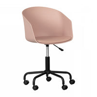 Flam Office Swivel Chair - Pink/Black  