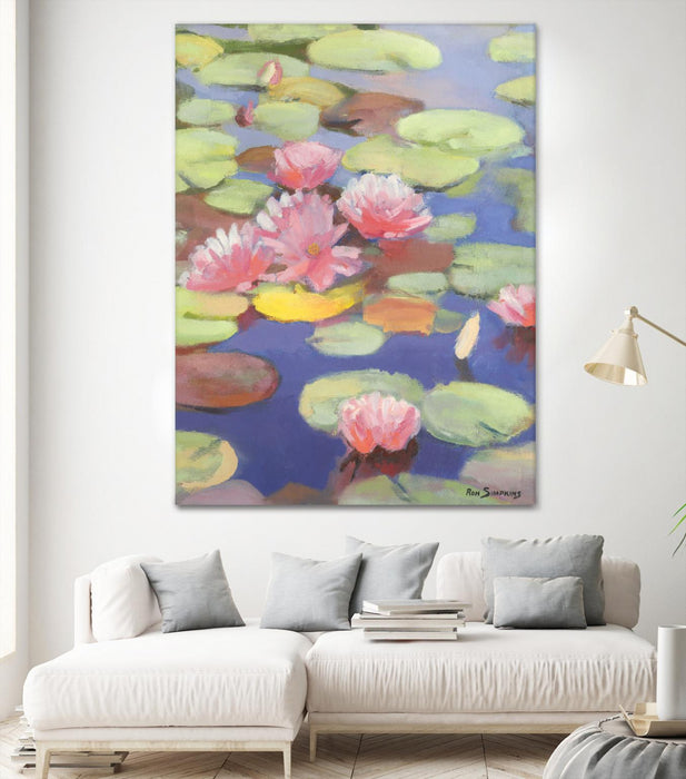 \"Passion In Pink\" Giant Art 72x54 Wall Art