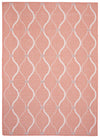 Neisha Abstract Coral Rug 6'7\" X 9'6\" Area Rug