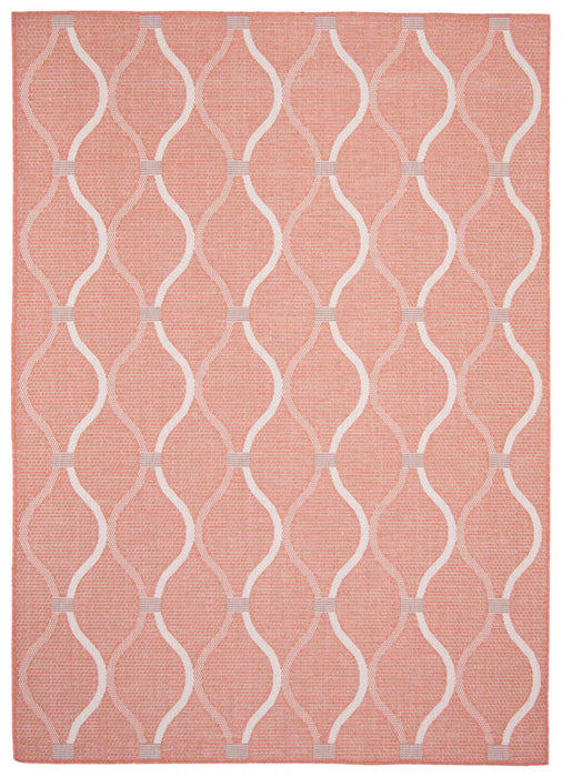 Neisha Abstract Coral Rug 6'7\" X 9'6\" Area Rug