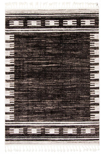 Vera Harmony Black Area Rug - 5'2