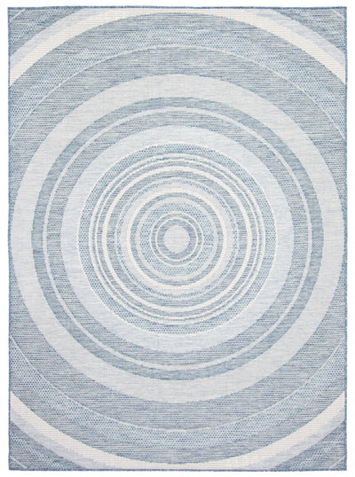 Neisha Modern Blue Rug 6'7" X 9'6" Area Rug