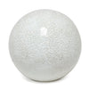 Simple Designs 1 Light Mosaic Stone Ball Table Lamp, White