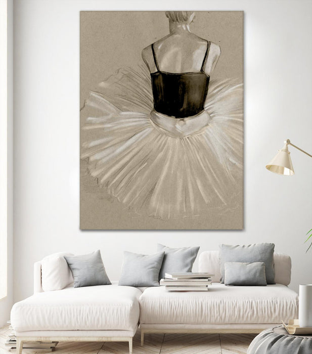 \"Black Leotard Ii\" Giant Art 72x54 Wall Art