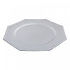 Charger Plate Octagon Silver 13\" - Set of 6 Dinnerware