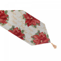 Tapestry Runner Joy Hope Poinsettia 54