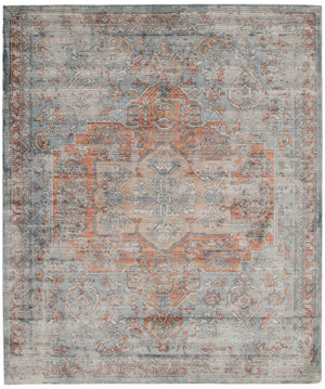 Baina Heriz Blue Area Rug - 5'3