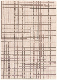 Sadie Burburry Silver-Black Area Rug - 7'10