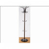 Head Coat Hanger Brown with Marble Base Coat Racks