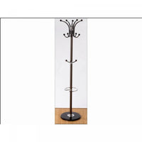 Head Coat Hanger Brown with Marble Base Coat Racks