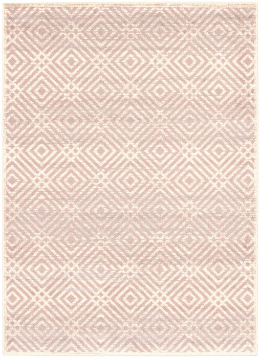 Electra Silver-Rose Area Rug - 7'10\" x 10'2\"