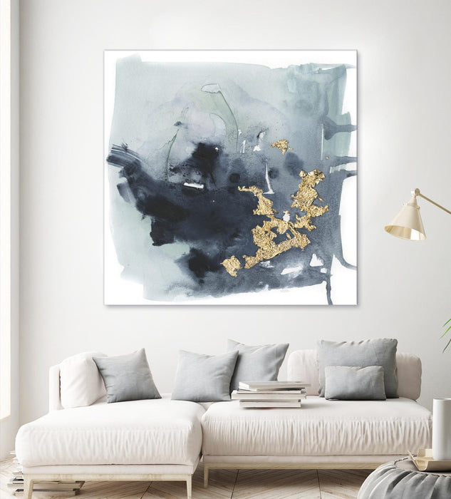 \"Cerulean & Gold I\" Giant Art 54x54 Wall Art
