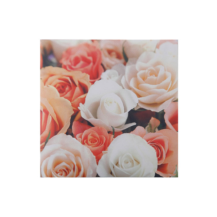 20 Pack Luncheon 3 Ply Napkin Peachy Roses - Set of 6