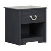 Aviron 1-Drawer Nightstand - Blueberry