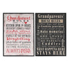 Framed Canvas Wall Sign Grandparent Rules - Set of 2 Wall Decor