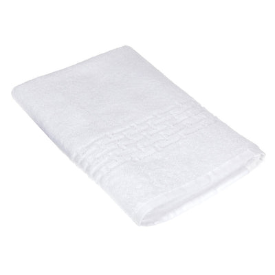 Basketweave Bath Towel 30 x 60 White - Set of 2 Towels|Serviette de bain nattée blanche 30 x 60 - ensemble de 2 serviettes