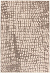 Sadie Safari Silver-Black Area Rug - 3'11\" x 5'7\"