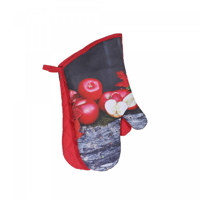 Oven Mitts 2 Pcs Fresh Apples - Set of 2