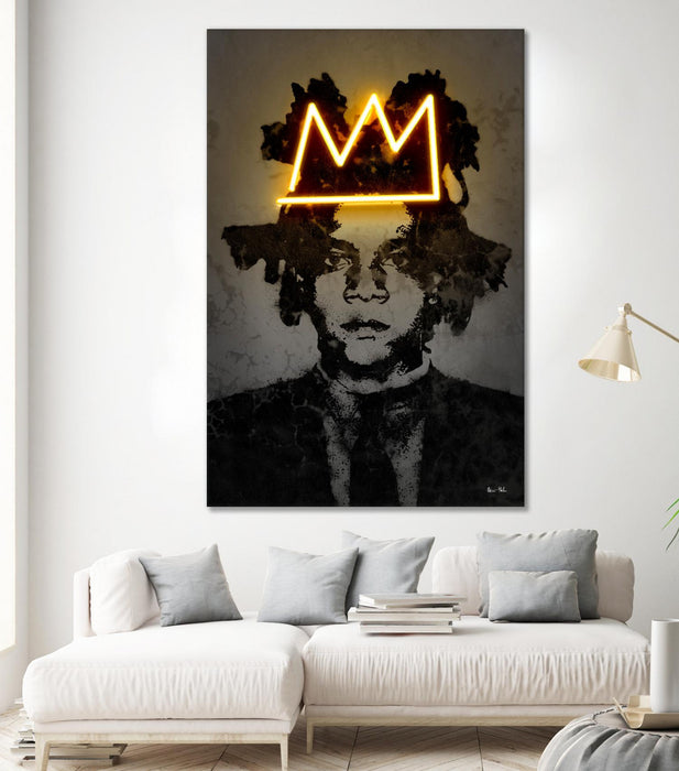 \"Basquiat\" Giant Art 72x48 Wall Art