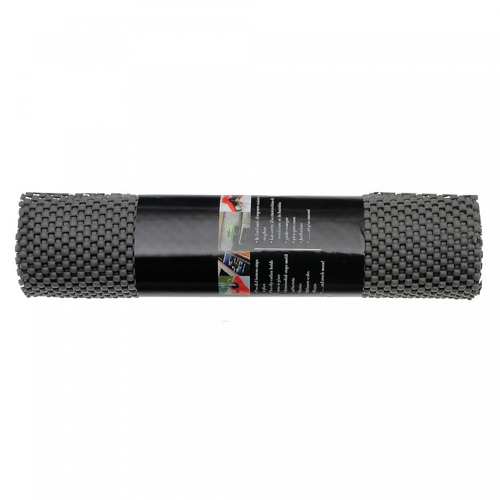 Anti Slip Pvc Mat Cool Grey 12\" x 59\" - Set of 6 Kitchen Storage