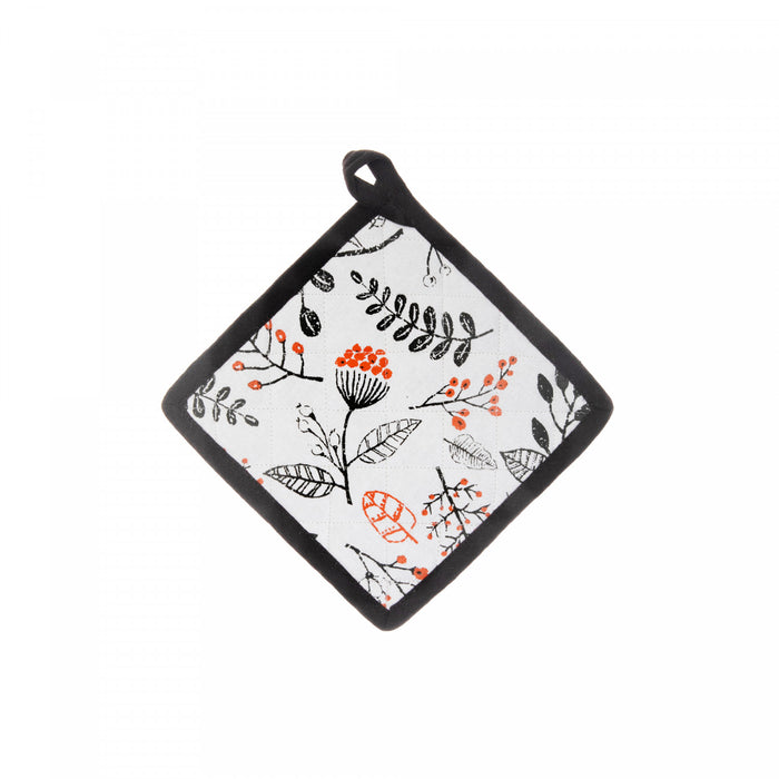 Cotton Potholder Persimmon - Set of 6 Kitchen Linen