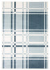 Roma Blue Machine Washable Area Rug - 3'0" x 5'0"