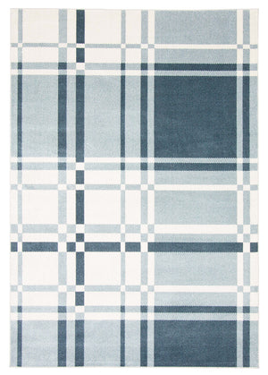 Roma Blue Machine Washable Area Rug - 3'0